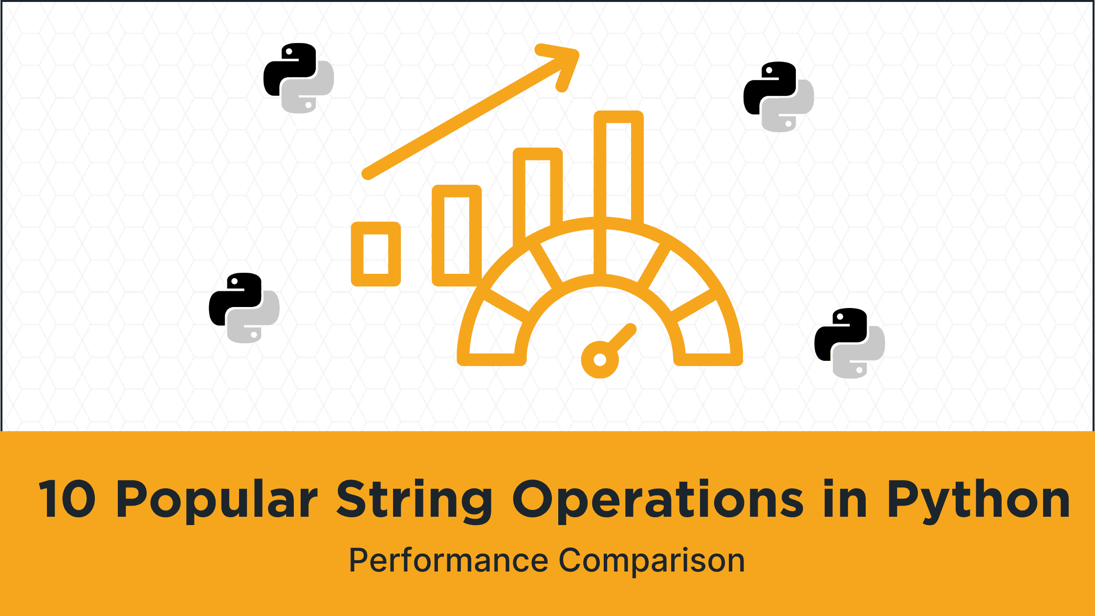 10 Popular String Operations in Python: Performance Comparison